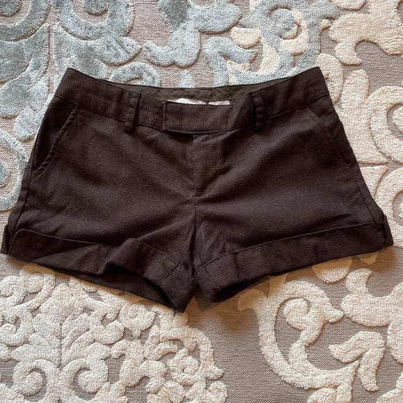 Brown Tweed shorts size 4 - Picture 1 of 3